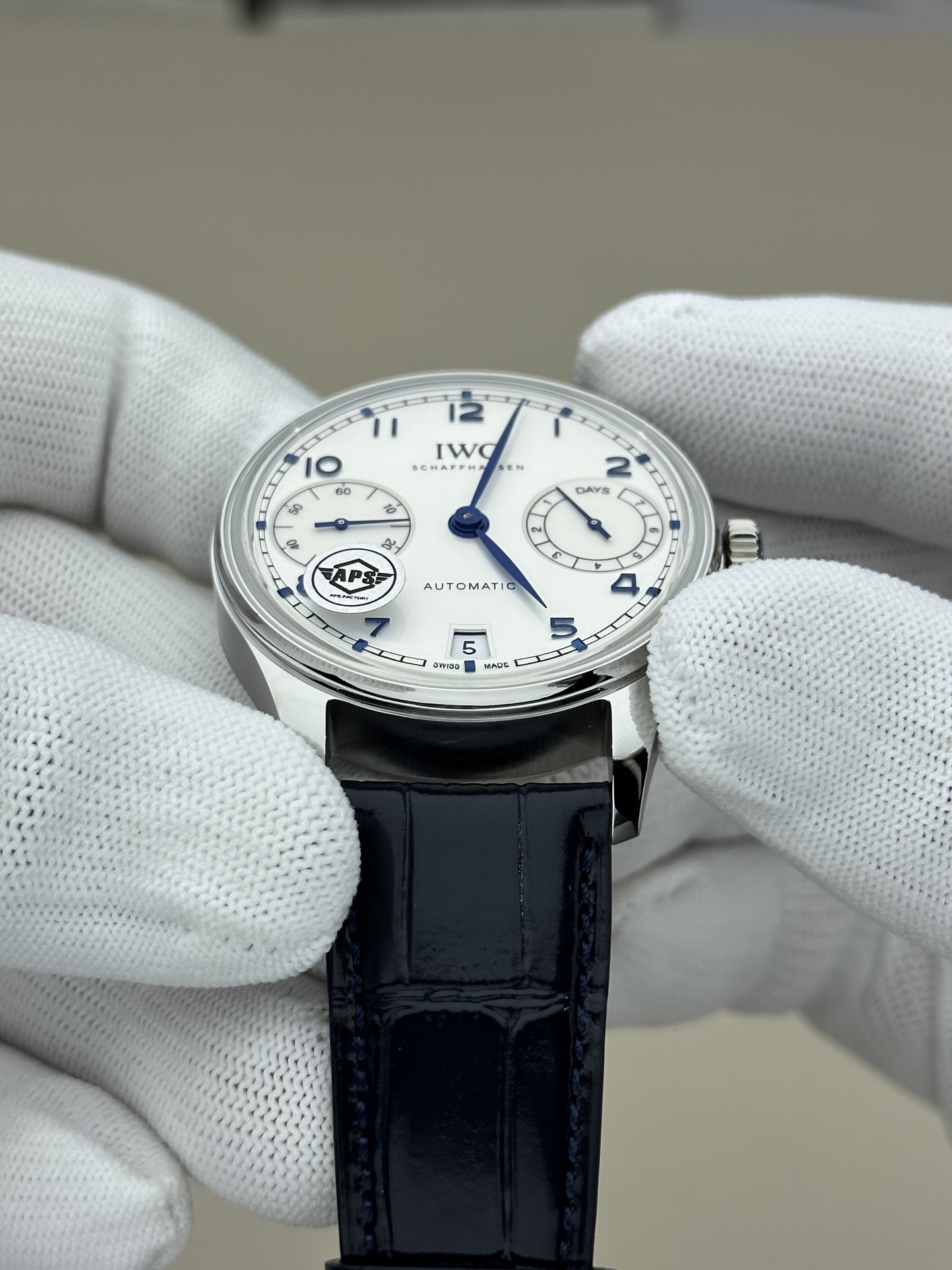 Iwc Aps 2024 Case Diameter Watch Hands Dna. 1 4 Thickness 13 2 3 Dial: ,new Style 9 Markers