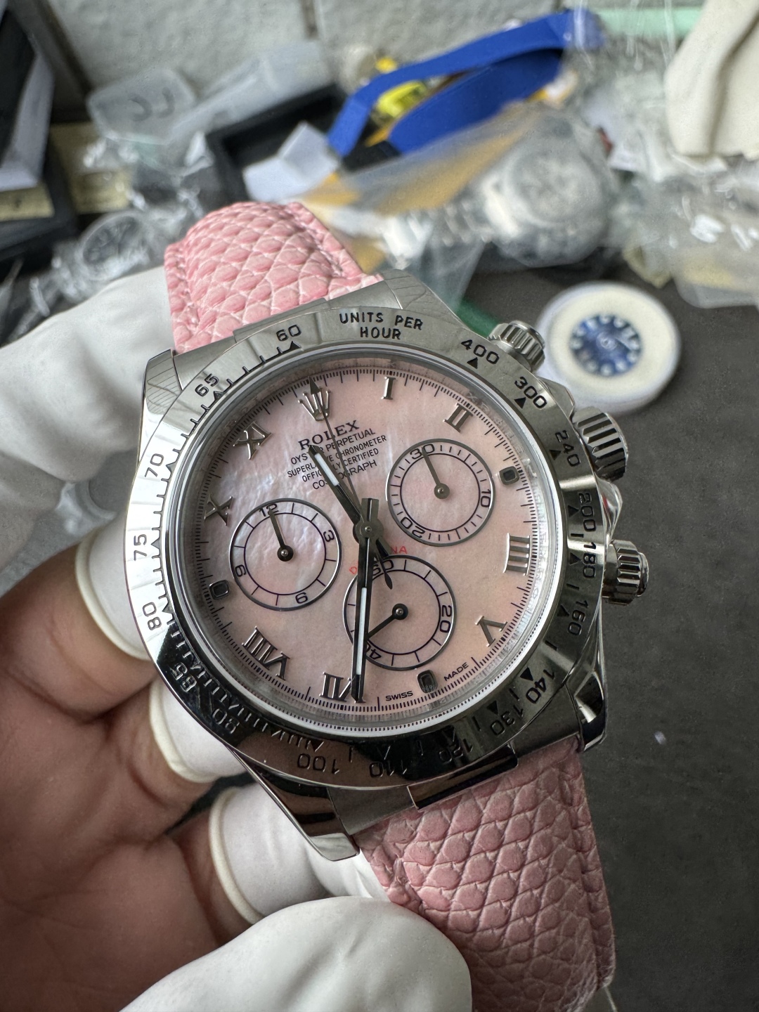 Rolex Wk 4130 ,wukong Sw Watch Dial, Original ,buffwatch Hands Deepwatch Crystal Strap