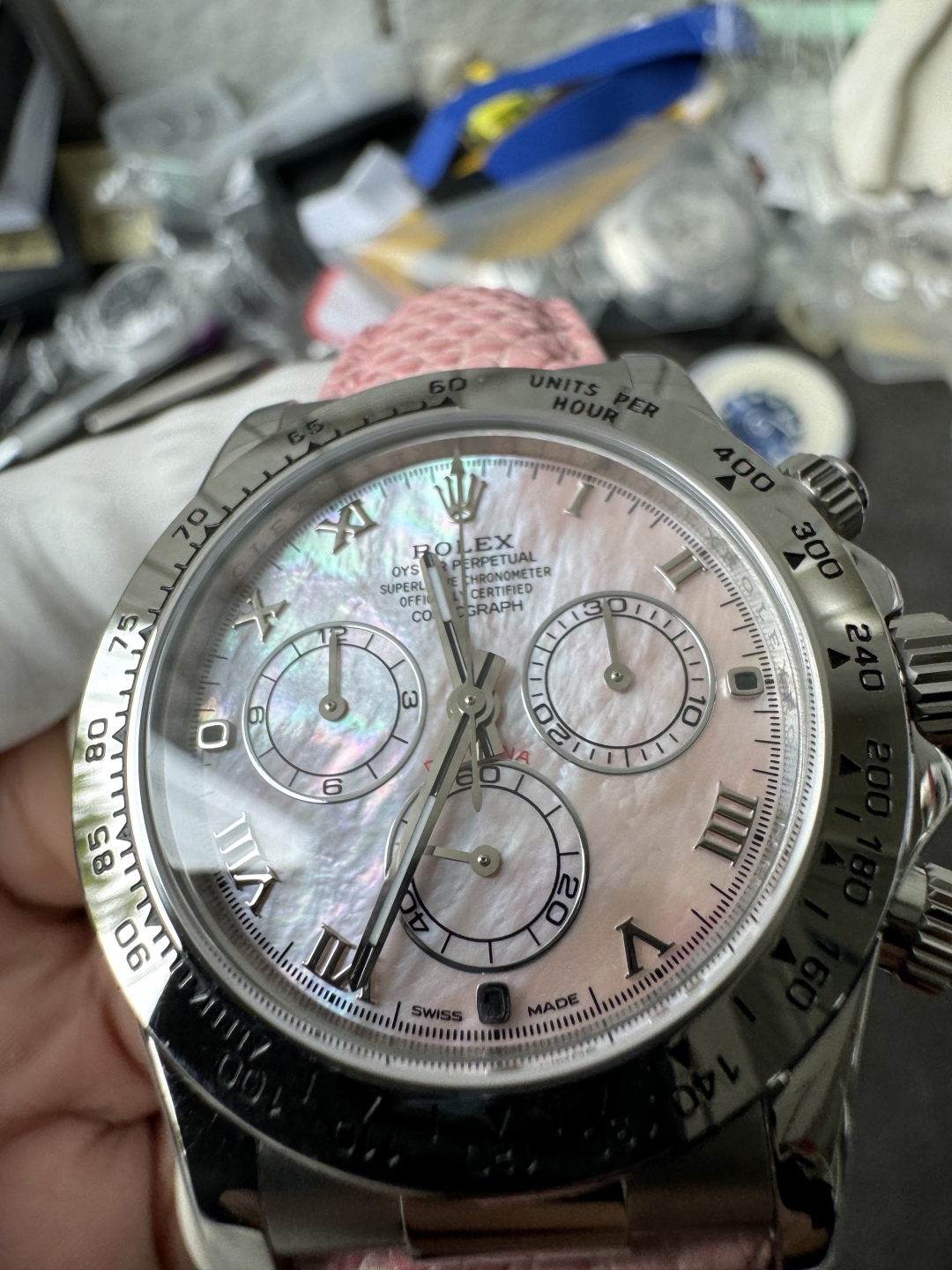 Rolex Wk 4130 ,wukong Sw Watch Dial, Original ,buffwatch Hands Deepwatch Crystal Strap