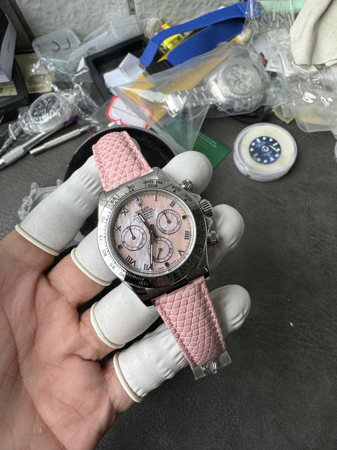 Rolex Wk 4130 ,wukong Sw Watch Dial, Original ,buffwatch Hands Deepwatch Crystal Strap