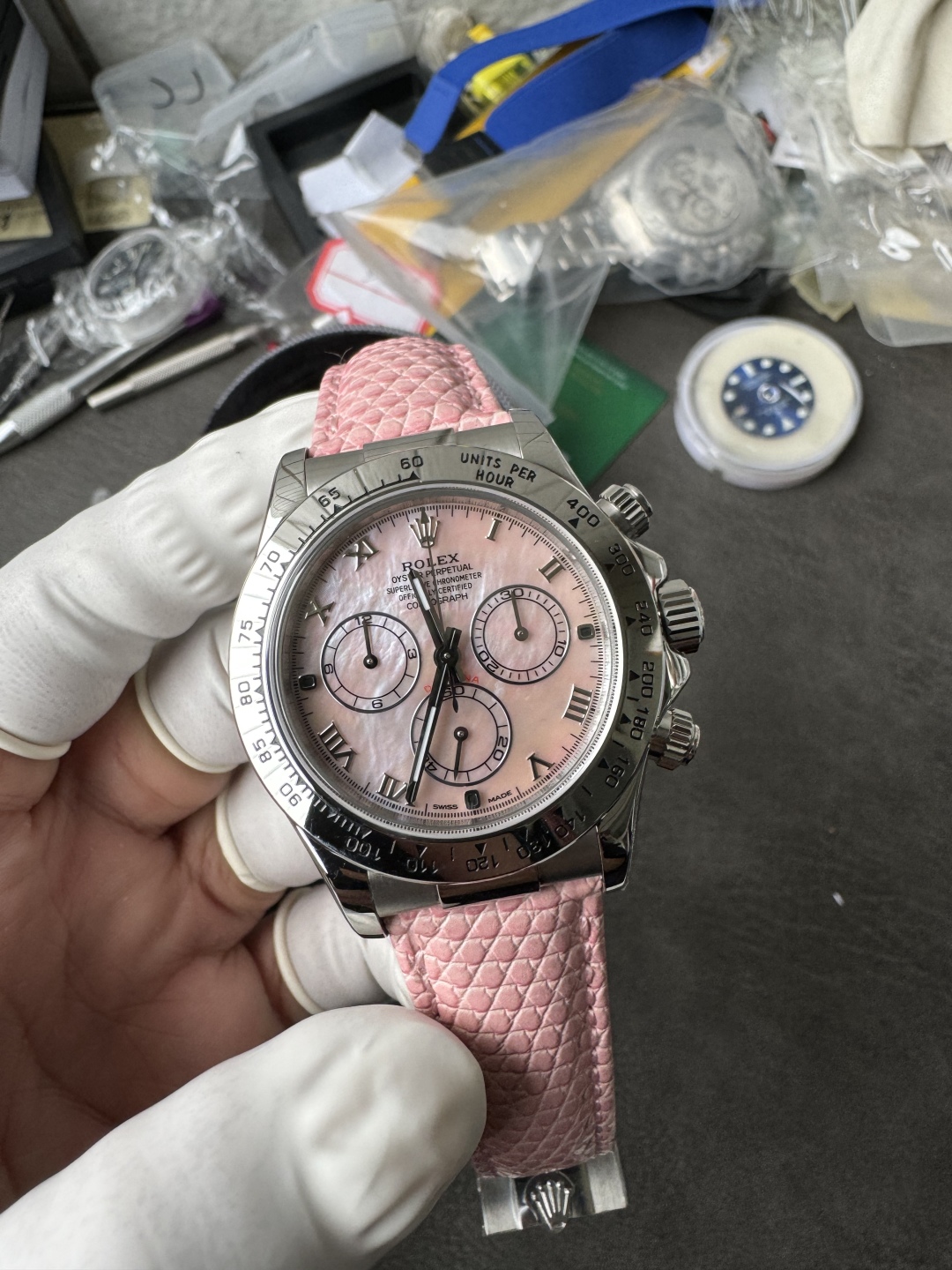 Rolex Wk 4130 ,wukong Sw Watch Dial, Original ,buffwatch Hands Deepwatch Crystal Strap