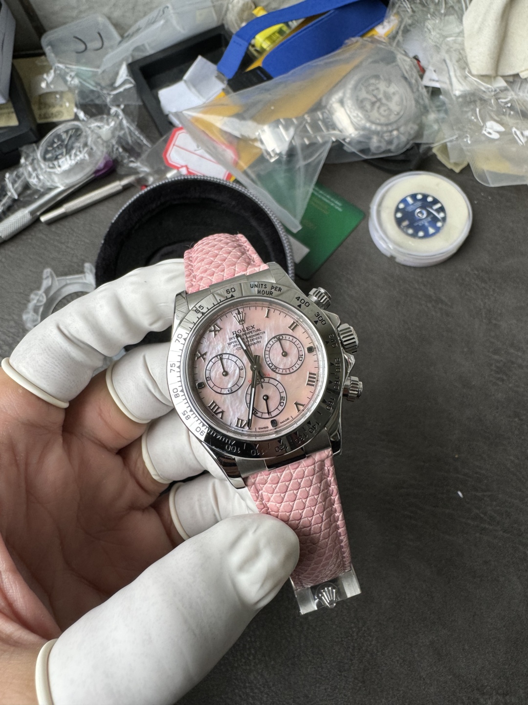 Rolex Wk 4130 ,wukong Sw Watch Dial, Original ,buffwatch Hands Deepwatch Crystal Strap