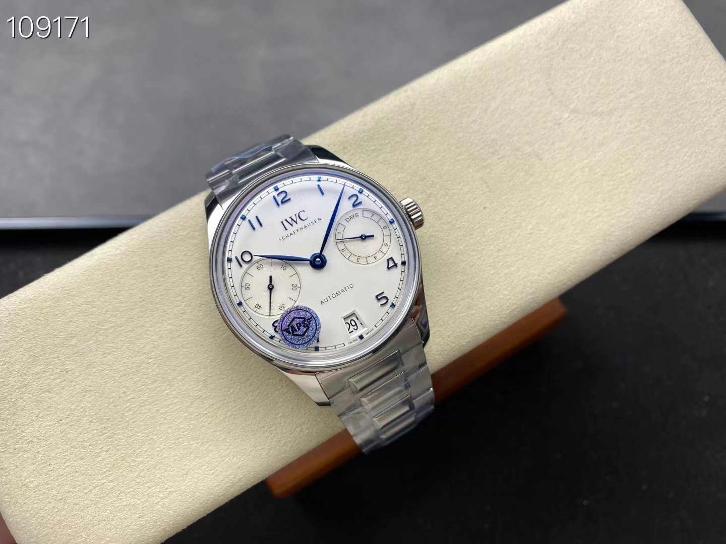 Iwc Aps Case Diameter Watch Hands Dna. 1 4 Thickness 13 2 3 Dial: ,new Style 9 Markers