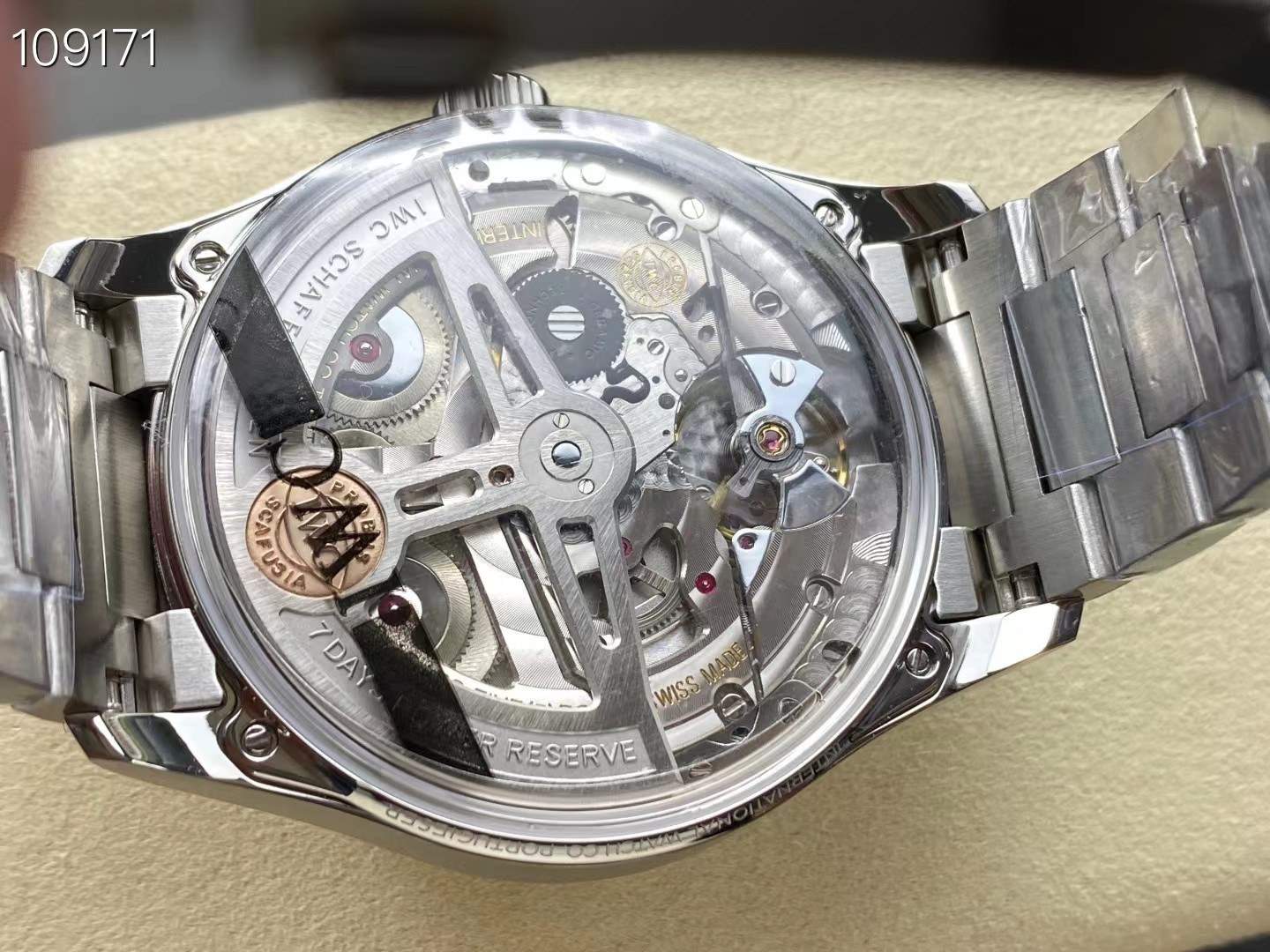 Iwc Aps Case Diameter Watch Hands Dna. 1 4 Thickness 13 2 3 Dial: ,new Style 9 Markers