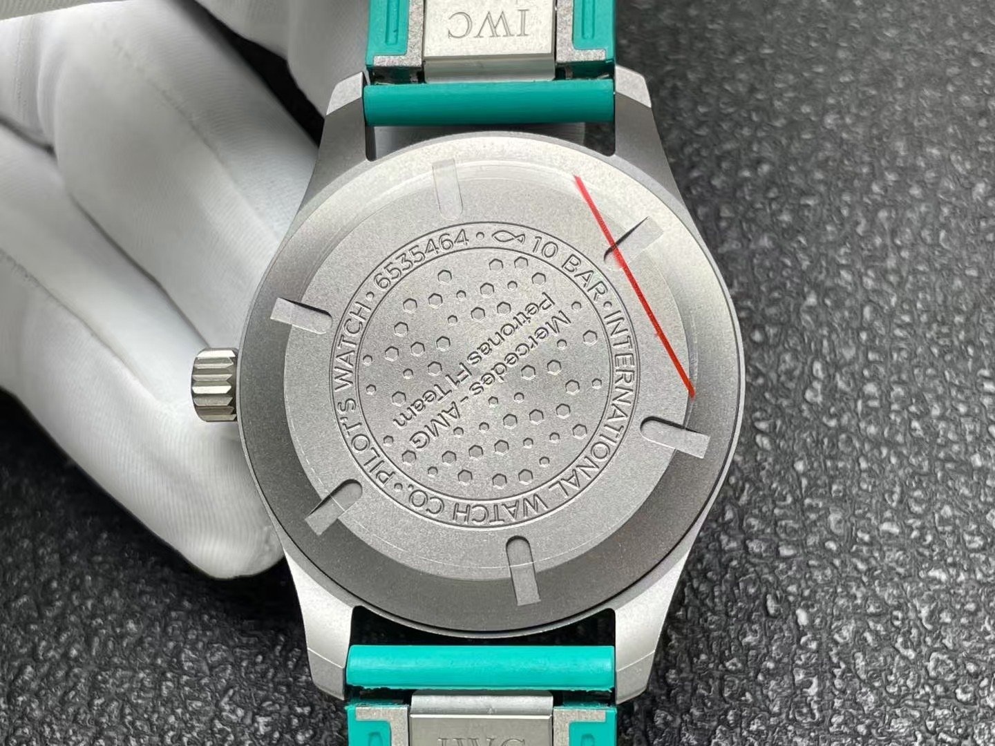 Iwc Iwciwc Iw328210 :iwc- Amg F1 Watch Case: Size:40 68 Mm Crystal: Clasp: Strap: Movement: Citizen9015 M Gramf1 99 A ① Cnc ② Markers Luminous 9 12 100 ③ Diamond