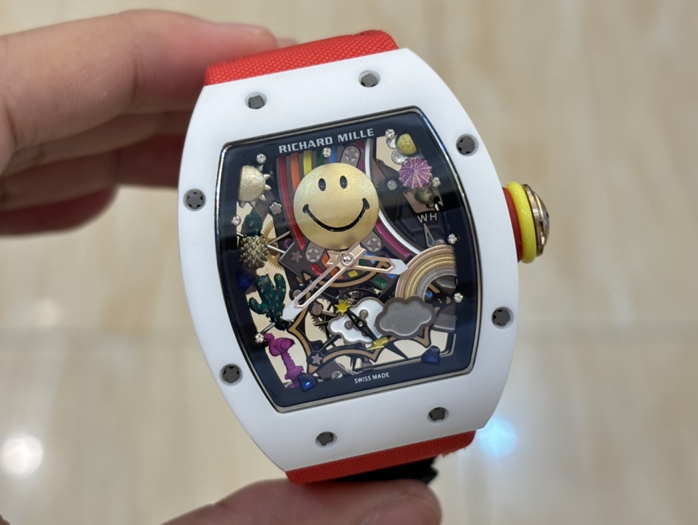 Richard Mille V2 6 Movement Rm 88 Smileyautomatic Winding 3 Movementautomatic Smiley 50 120 25