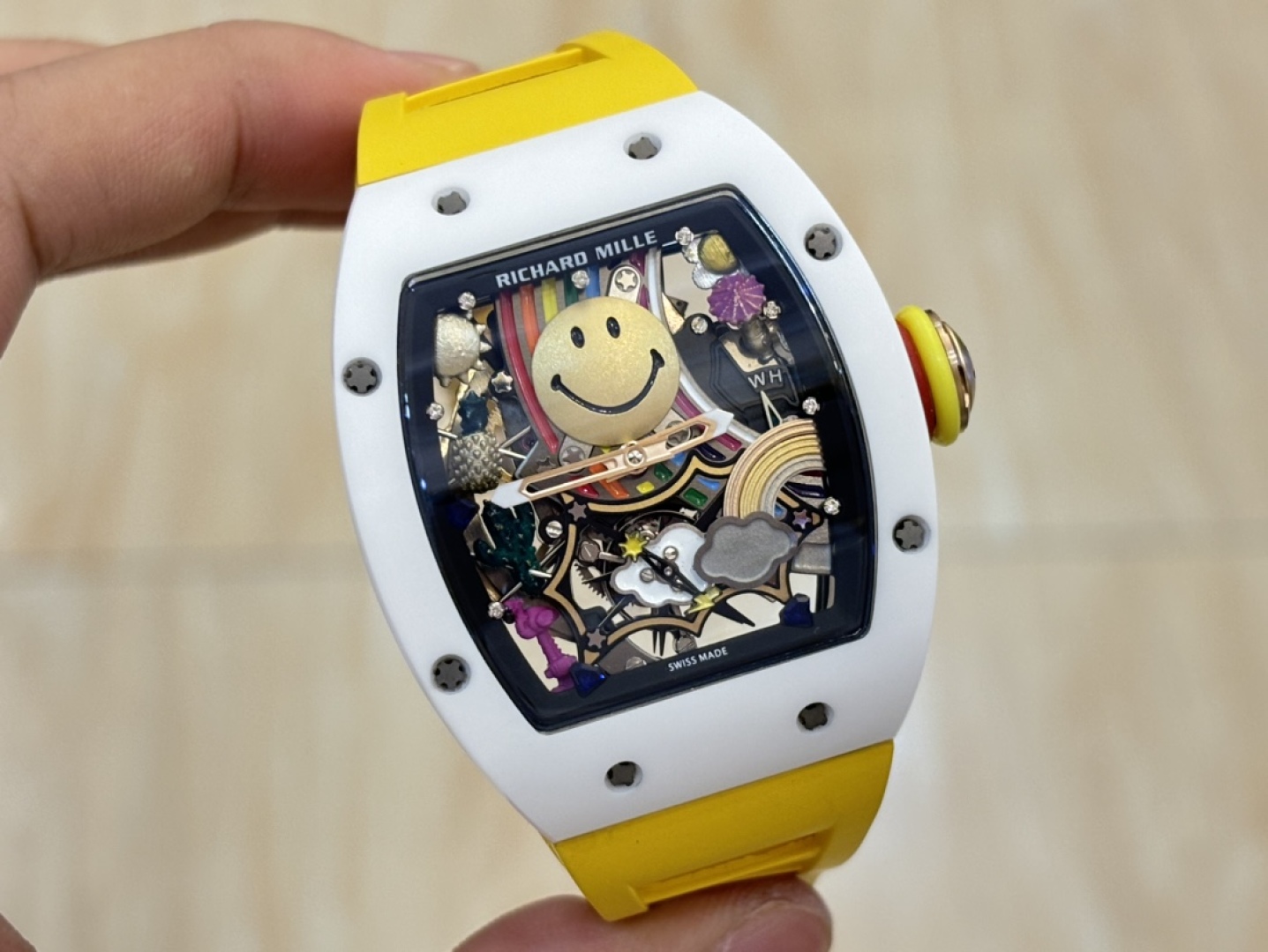 Richard Mille V2 6 Movement Rm 88 Smileyautomatic Winding 3 Movementautomatic Smiley 50 120 25