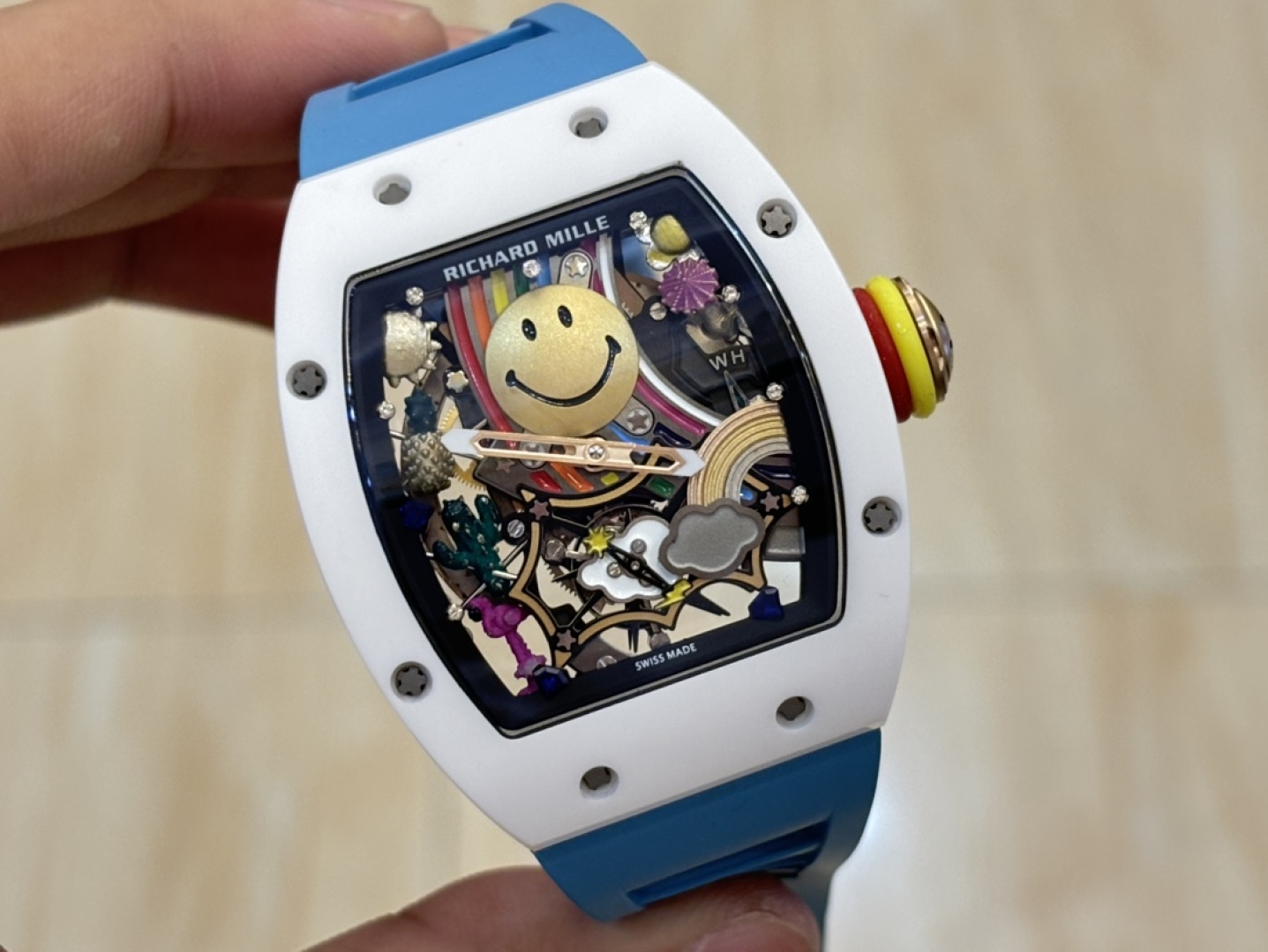 Richard Mille V2 6 Movement Rm 88 Smileyautomatic Winding 3 Movementautomatic Smiley 50 120 25