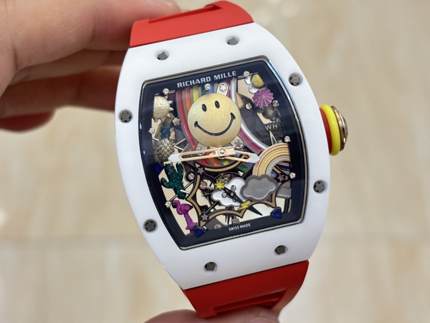 Richard Mille V2 6 Movement Rm 88 Smileyautomatic Winding 3 Movementautomatic Smiley 50 120 25