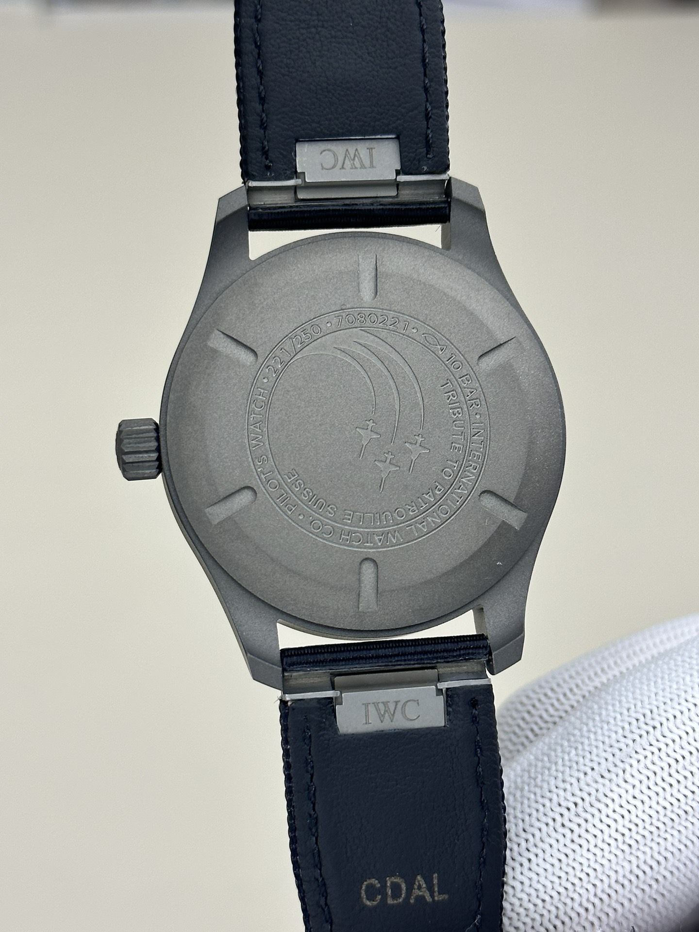 Iwc V7 Gram20titanium Iw328209 Mark Xx Patrouille Suisse Titaniumwatch Case V7 Titanium Gram20, Original Gram V7 Gram20, 5 .watch Gram18 Gram18titanium ,new Style Mechanical Gram20 40 ,thickness 6 mm 2 V7 Dial Hands ,v7 V7 Gram20titanium Gram20 Waterproof