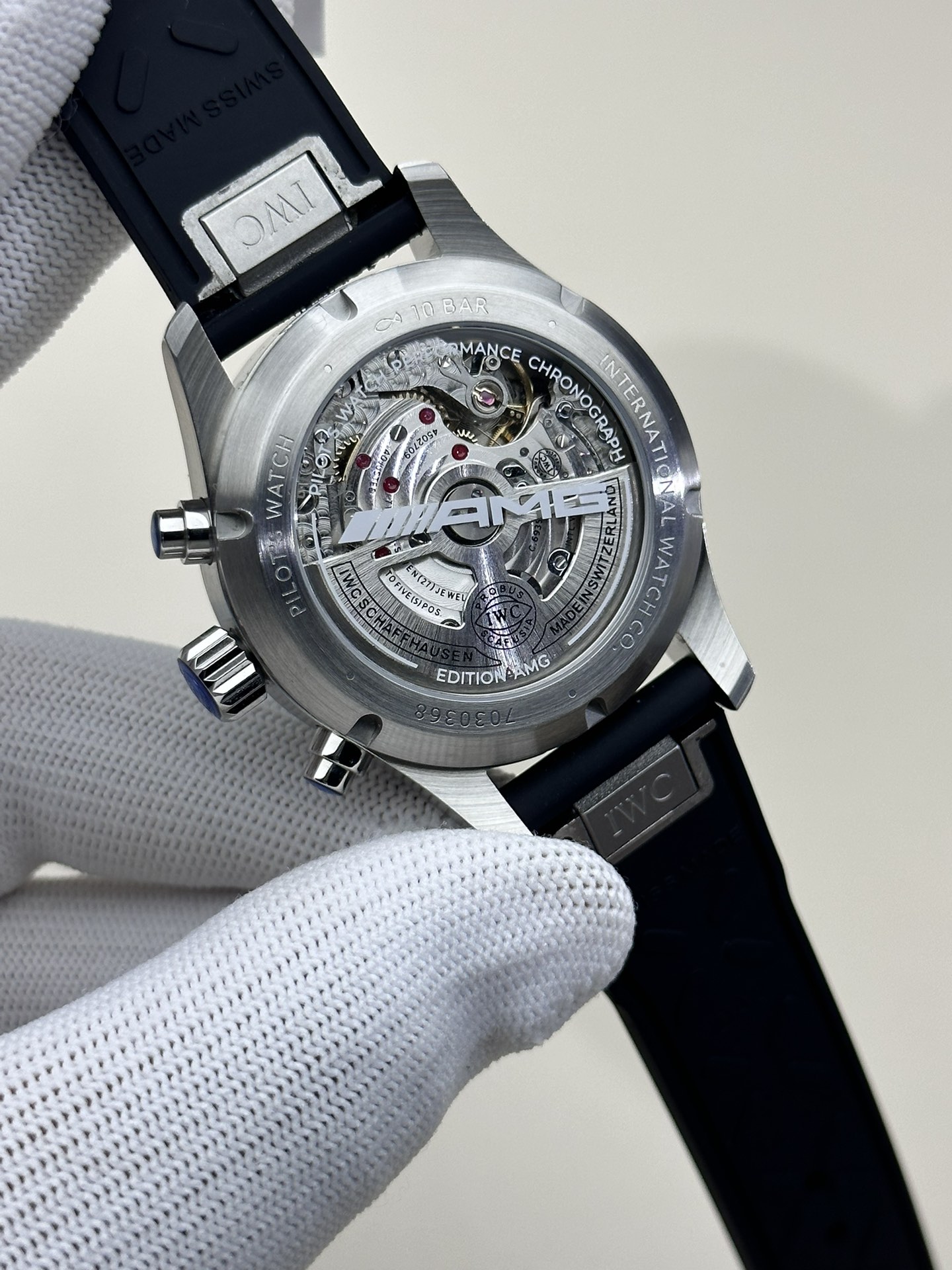 Iwc Bls 41 mm size 43sizeiwc easx-changesteel Strap, Watch Steel Mold Opening 1 316 Opening,size 20 43 21 2 New Style41 3 Movement Asia7750 69385automatic Winding Case Sapphire Crystalwatch Crystal, 4 Dial 5 easx-change, Strapsteel Original 6