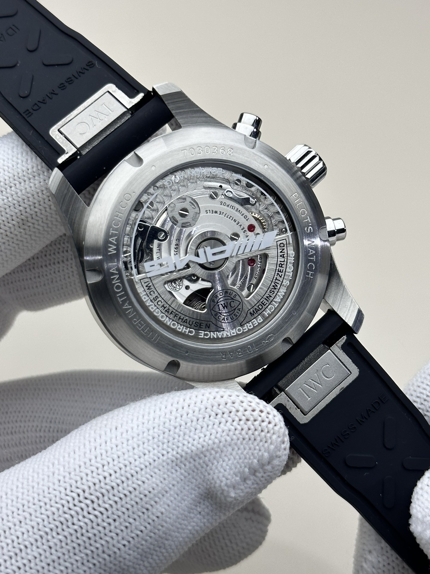 Iwc Bls 41 mm size 43sizeiwc easx-changesteel Strap, Watch Steel Mold Opening 1 316 Opening,size 20 43 21 2 New Style41 3 Movement Asia7750 69385automatic Winding Case Sapphire Crystalwatch Crystal, 4 Dial 5 easx-change, Strapsteel Original 6