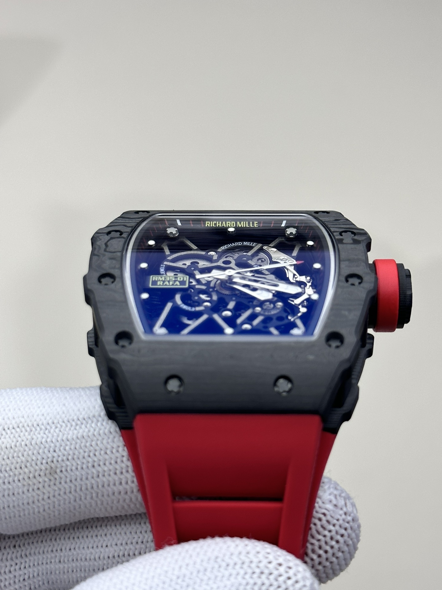 Richard Mille Bbr Millerichard Millerm 35-01 Rafael Nadal 1 movement: Originalrmul3 ,original 2watch Case: Ntpt ,gram 50g, ,cnc Watch 3watch Dial: Crystal: Strap: Clasp: Clasp,originalmold Opening, Titanium