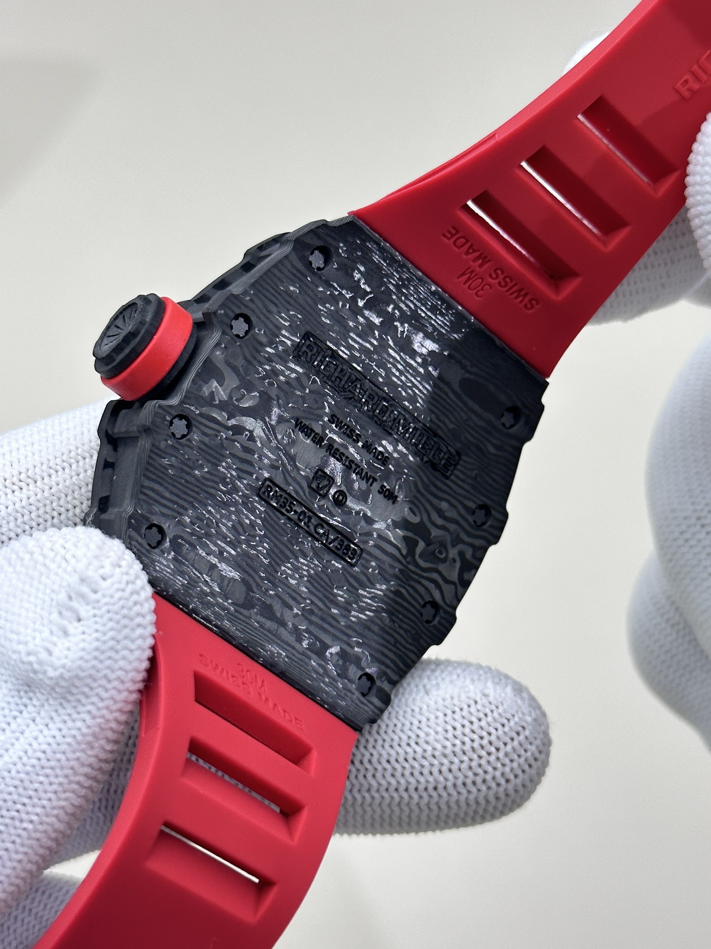 Richard Mille Bbr Millerichard Millerm 35-01 Rafael Nadal 1 movement: Originalrmul3 ,original 2watch Case: Ntpt ,gram 50g, ,cnc Watch 3watch Dial: Crystal: Strap: Clasp: Clasp,originalmold Opening, Titanium