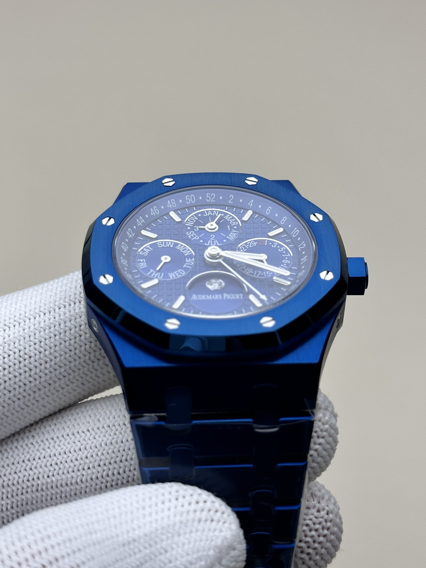 Audemars Piguet Bbraudemars :26574st.oo.1220st.03 Watch Case, 316l ,diameter41 .thickness11.4 mm Dial grande Tapisserie Hands Luminous 9015 Calibre 5134automatic Windingmovement