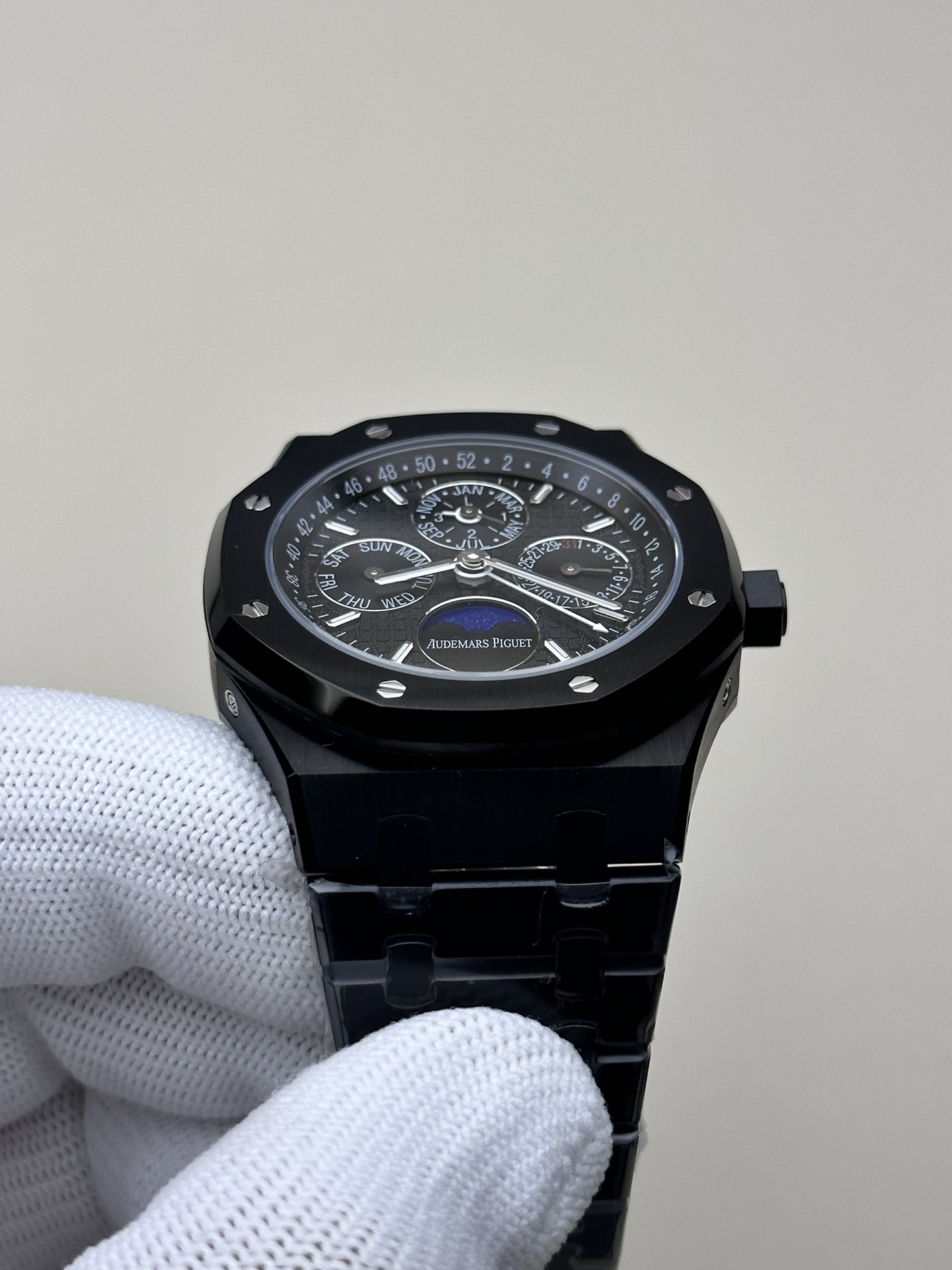 Audemars Piguet Bbraudemars :26574st.oo.1220st.03 Watch Case, 316l ,diameter41 .thickness11.4 mm Dial grande Tapisserie Hands Luminous 9015 Calibre 5134automatic Windingmovement