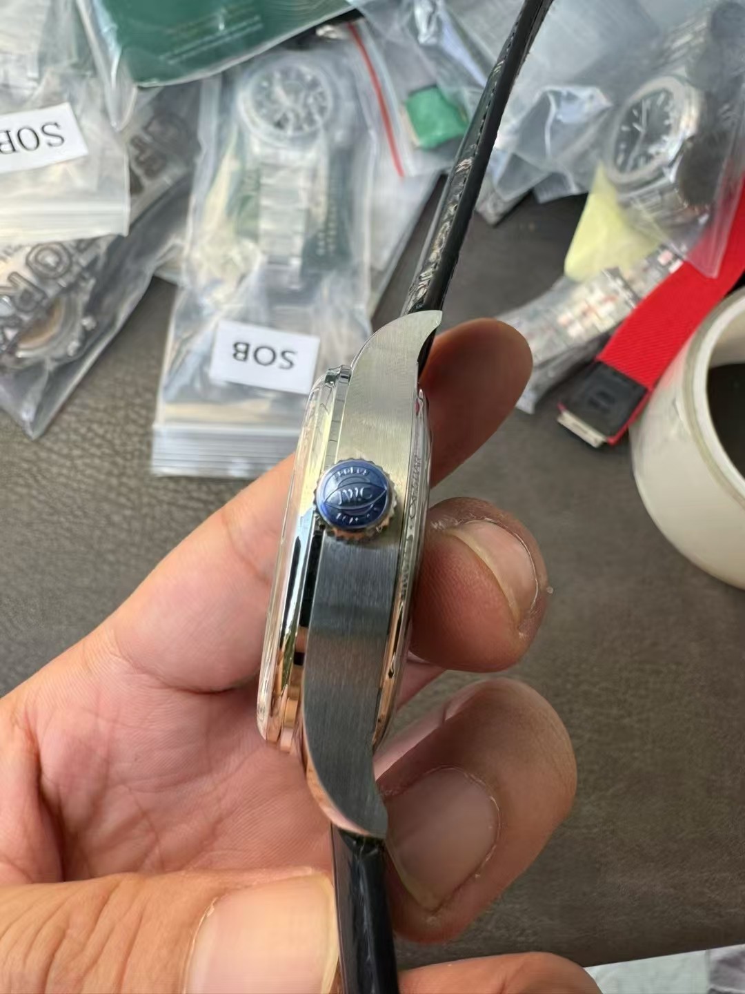 Iwc Aps 2024 Case Diameter Watch Hands Dna. 1 4 Thickness 13 2 3 Dial: ,new Style 9 Markers