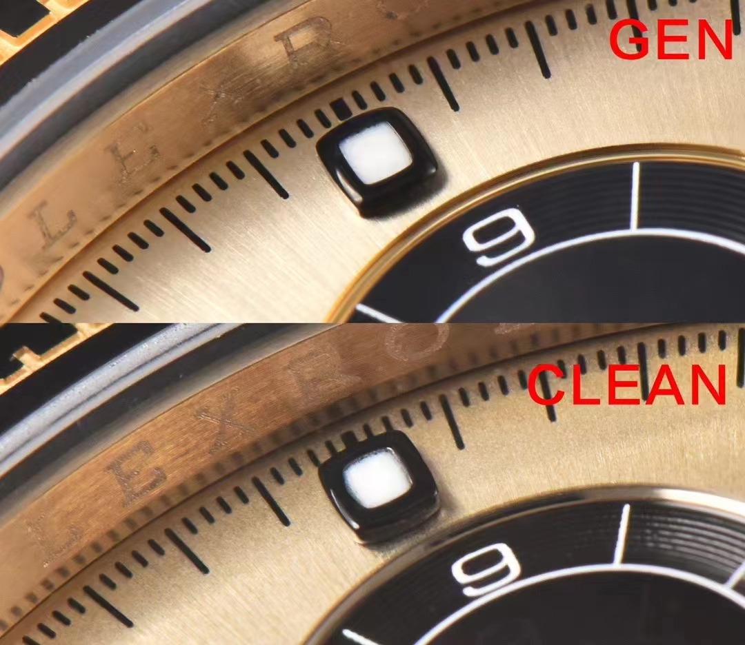 Rolex Clean /c Rolex116518 116518 Mold Opening Watch Markers Original. Case 4 750/ 116500 C Arwatch Clasp. Steel Strap