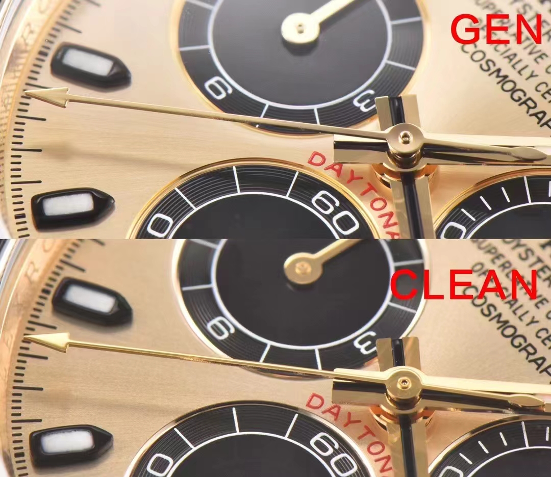 Rolex Clean /c Rolex116518 116518 Mold Opening Watch Markers Original. Case 4 750/ 116500 C Arwatch Clasp. Steel Strap