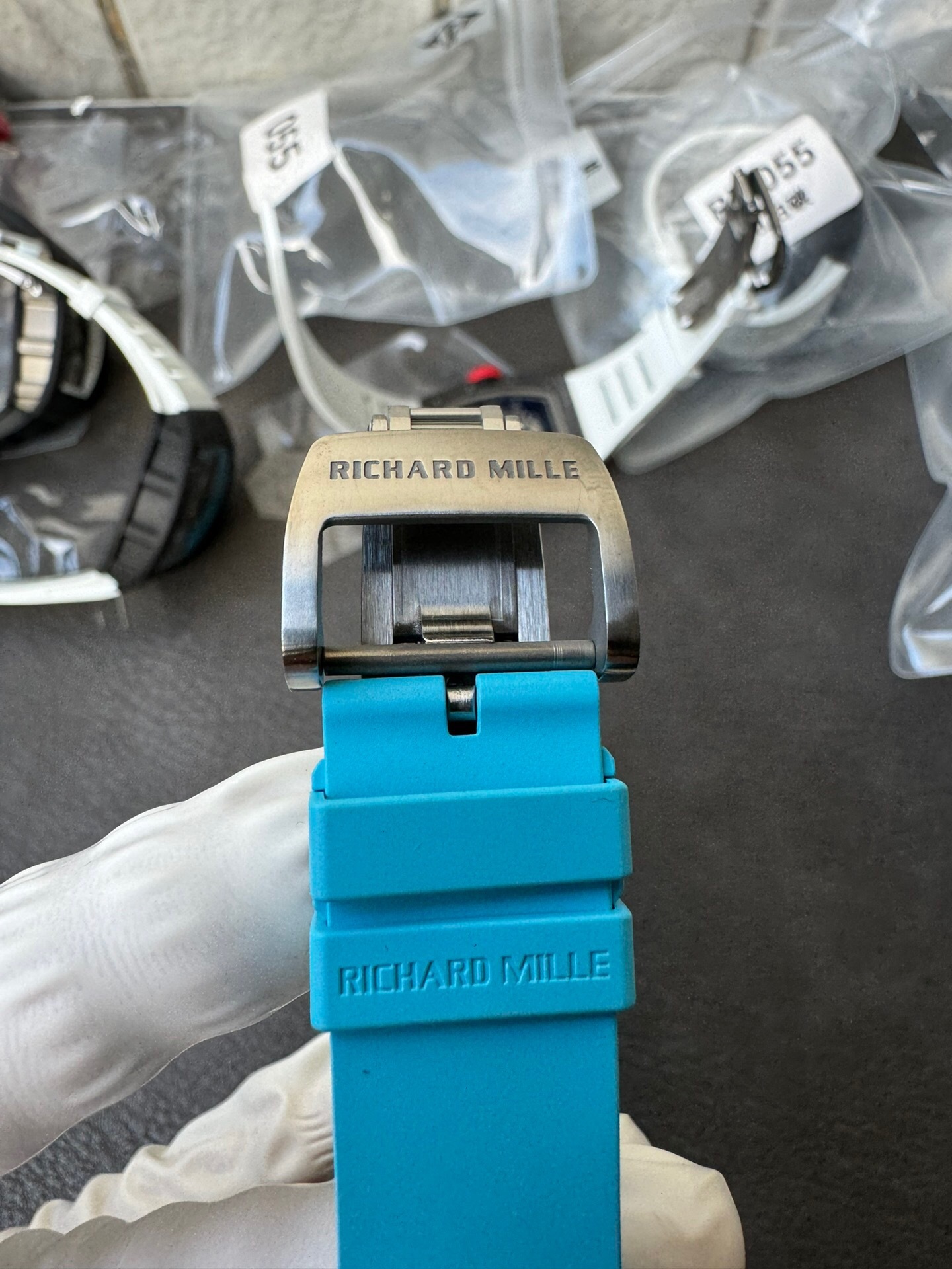 Richard Mille Apsnew Stylerm055 Stylerm055 Titanium Movementrmul2, Movement,watch Case,watch Strap 1 Movement: Rmul2, 2 Watch Case: Ntptwatch 3 Mold Opening 4 5 6 Clasp:watch Clasp Aps