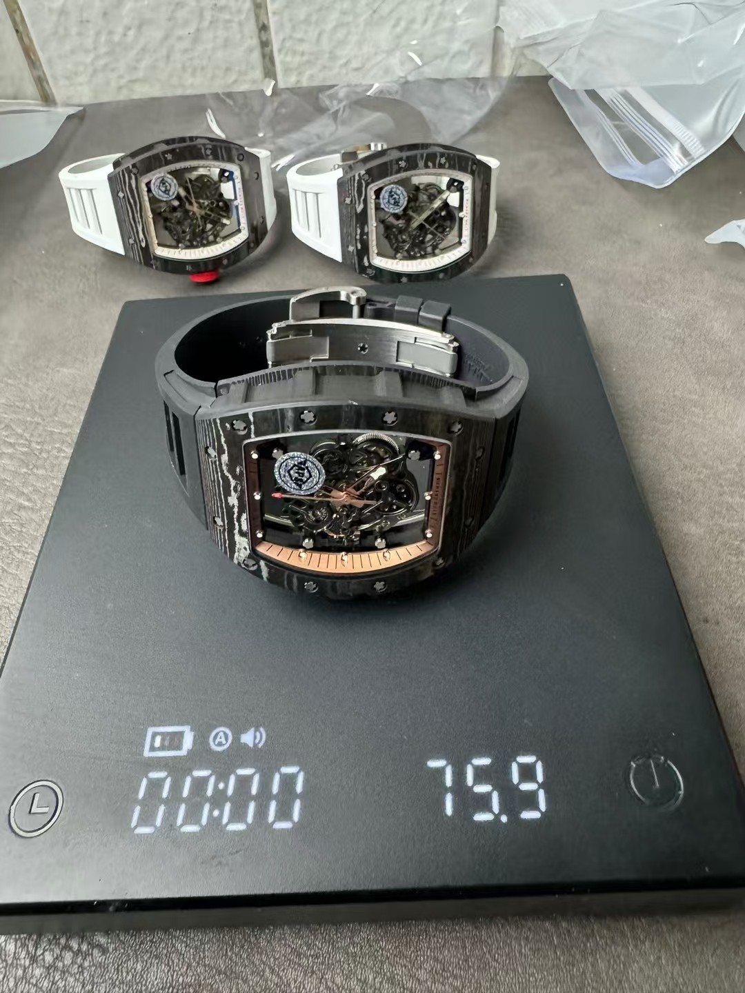 Richard Mille Apsnew Stylerm055 Titanium Movementrmul2, Movement,watch Case,watch Strap 1 Movement: Rmul2, 2 Watch Case: Ntptwatch 3 Mold Opening 4 5 6 Clasp:watch Clasp Aps