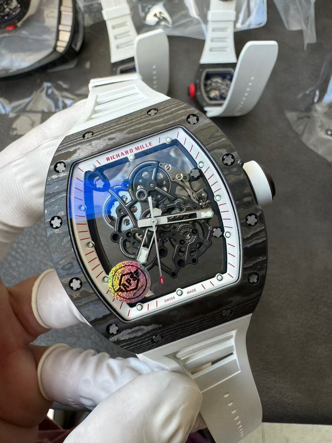 Richard Mille Apsnew Stylerm055 Titanium Movementrmul2, Movement,watch Case,watch Strap 1 Movement: Rmul2, 2 Watch Case: Ntptwatch 3 Mold Opening 4 5 6 Clasp:watch Clasp Aps