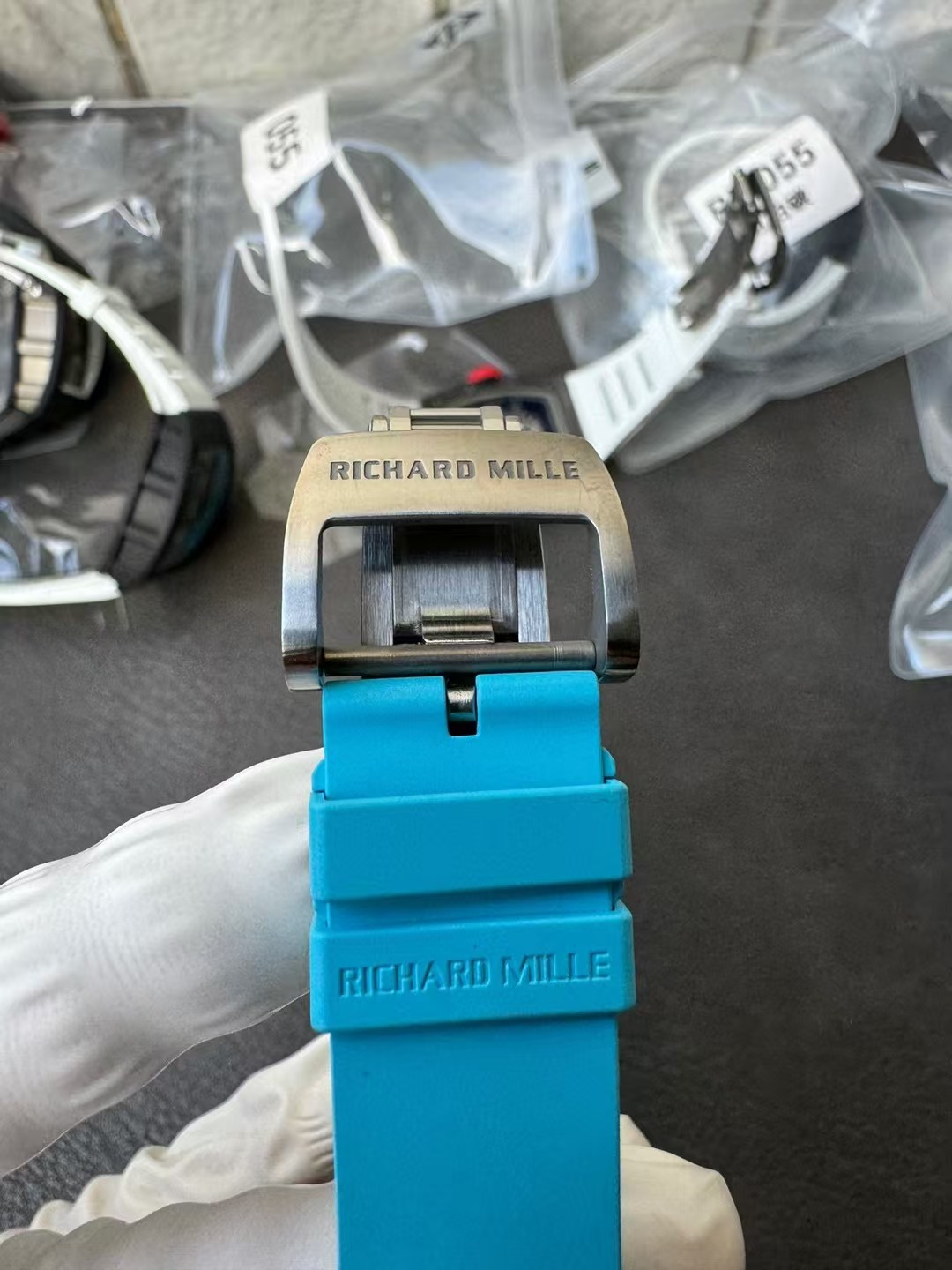 Richard Mille Apsnew Stylerm055 Titanium Movementrmul2, Movement,watch Case,watch Strap 1 Movement: Rmul2, 2 Watch Case: Ntptwatch 3 Mold Opening 4 5 6 Clasp:watch Clasp Aps