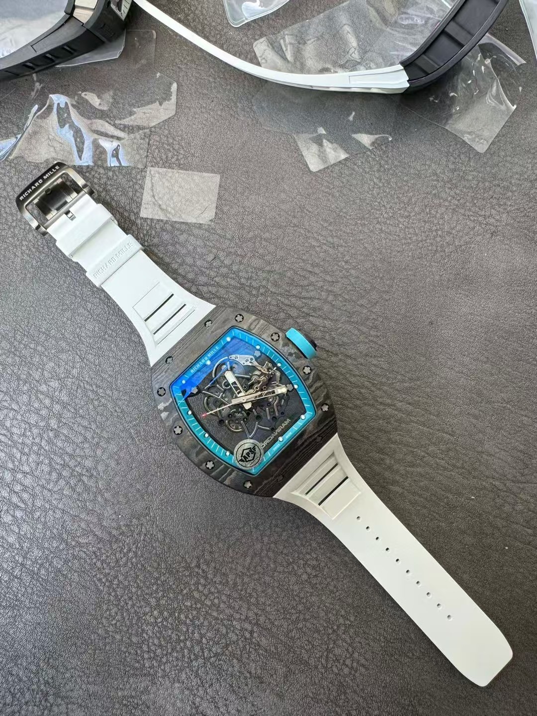 Richard Mille Apsnew Stylerm055 Titanium Movementrmul2, Movement,watch Case,watch Strap 1 Movement: Rmul2, 2 Watch Case: Ntptwatch 3 Mold Opening 4 5 6 Clasp:watch Clasp Aps