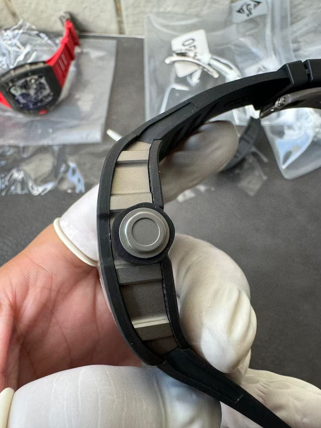 Richard Mille Apsnew Stylerm055 Titanium Movementrmul2, Movement,watch Case,watch Strap 1 Movement: Rmul2, 2 Watch Case: Ntptwatch 3 Mold Opening 4 5 6 Clasp:watch Clasp Aps