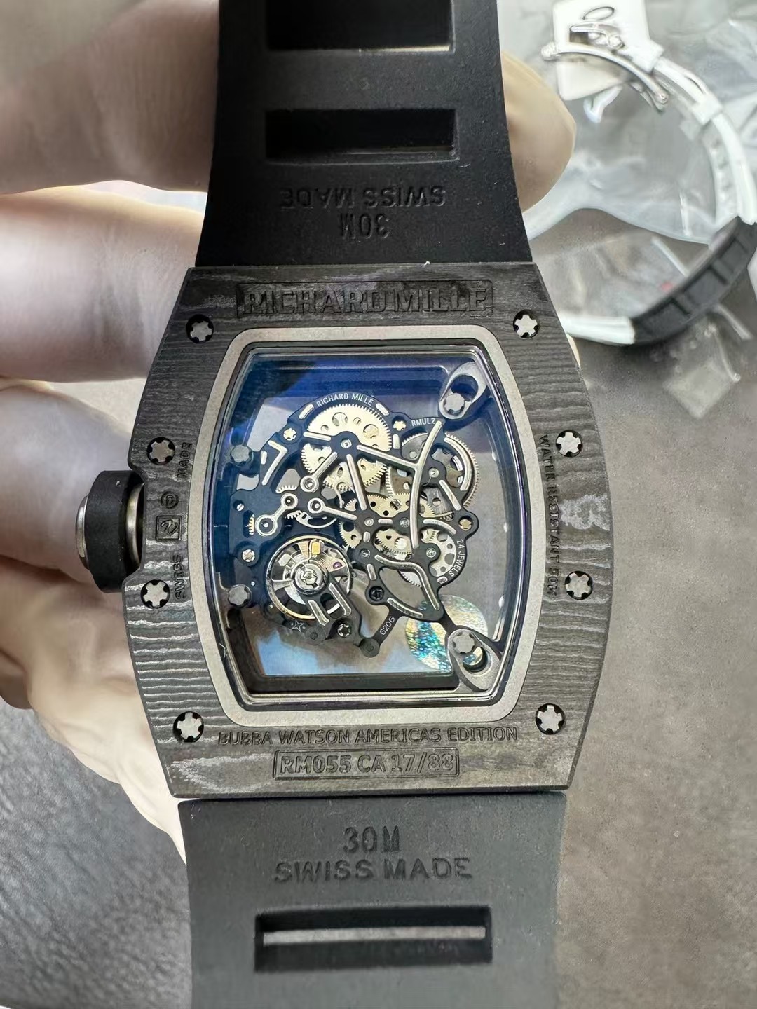 Richard Mille Apsnew Stylerm055 Titanium Movementrmul2, Movement,watch Case,watch Strap 1 Movement: Rmul2, 2 Watch Case: Ntptwatch 3 Mold Opening 4 5 6 Clasp:watch Clasp Aps