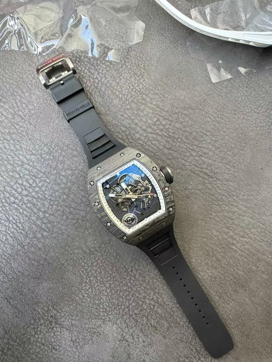 Richard Mille Apsnew Stylerm055 Titanium Movementrmul2, Movement,watch Case,watch Strap 1 Movement: Rmul2, 2 Watch Case: Ntptwatch 3 Mold Opening 4 5 6 Clasp:watch Clasp Aps