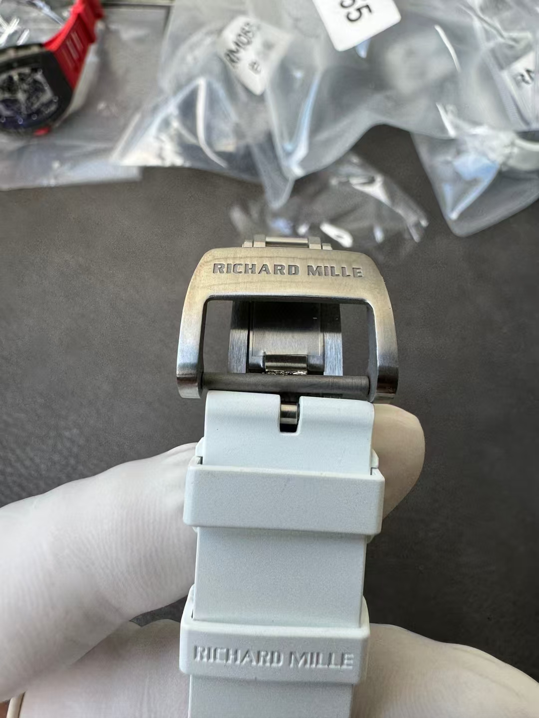 Richard Mille Apsnew Stylerm055 Titanium Movementrmul2, Movement,watch Case,watch Strap 1 Movement: Rmul2, 2 Watch Case: Ntptwatch 3 Mold Opening 4 5 6 Clasp:watch Clasp Aps