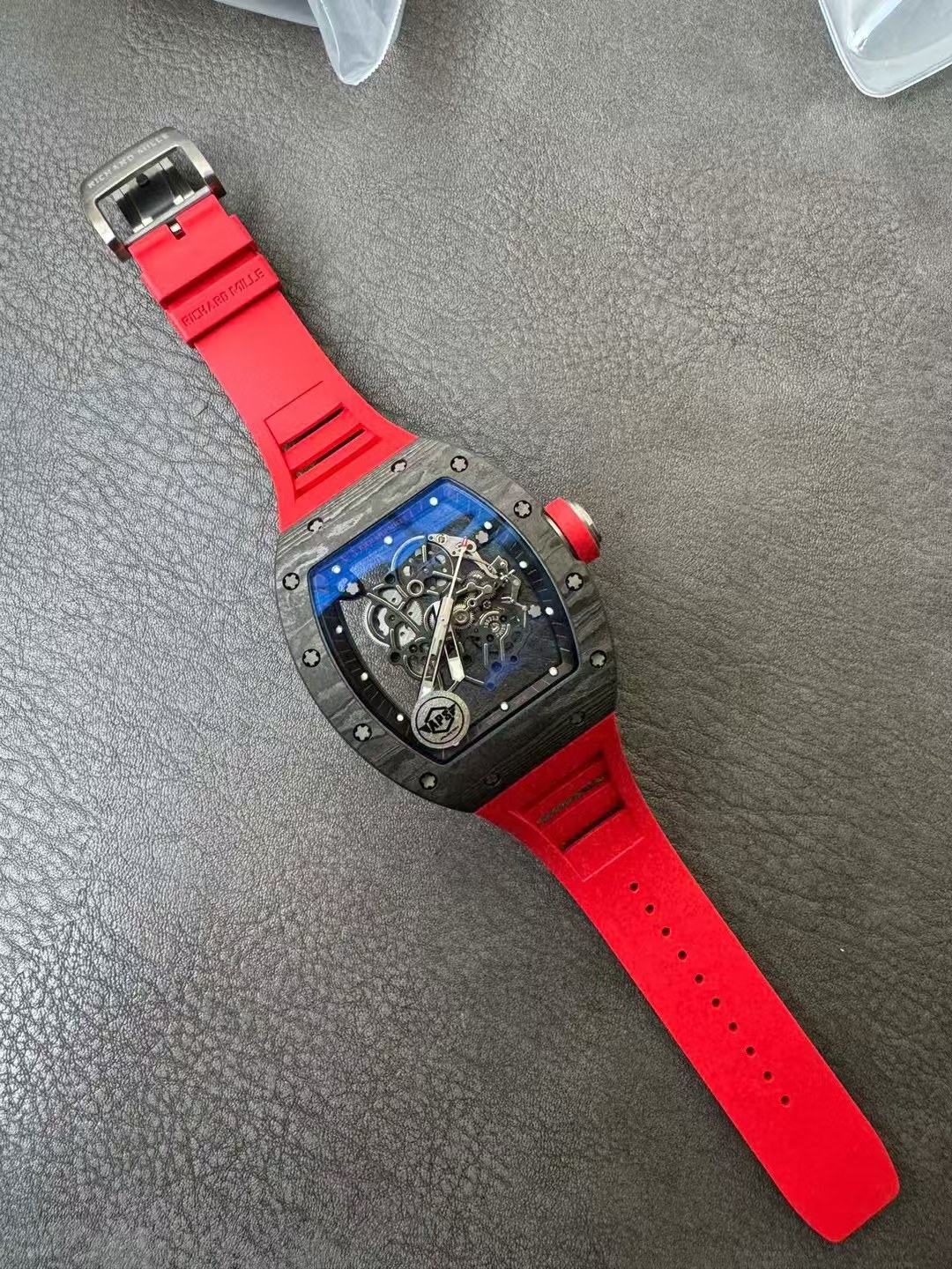 Richard Mille Apsnew Stylerm055 Titanium Movementrmul2, Movement,watch Case,watch Strap 1 Movement: Rmul2, 2 Watch Case: Ntptwatch 3 Mold Opening 4 5 6 Clasp:watch Clasp Aps