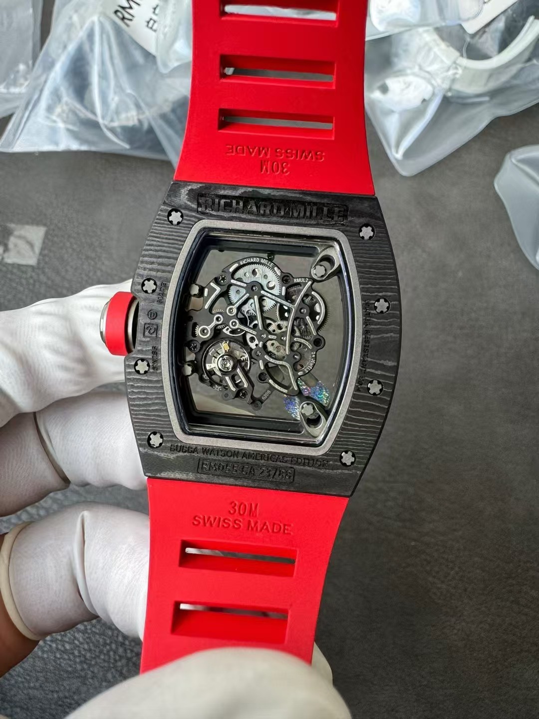 Richard Mille Apsnew Stylerm055 Titanium Movementrmul2, Movement,watch Case,watch Strap 1 Movement: Rmul2, 2 Watch Case: Ntptwatch 3 Mold Opening 4 5 6 Clasp:watch Clasp Aps