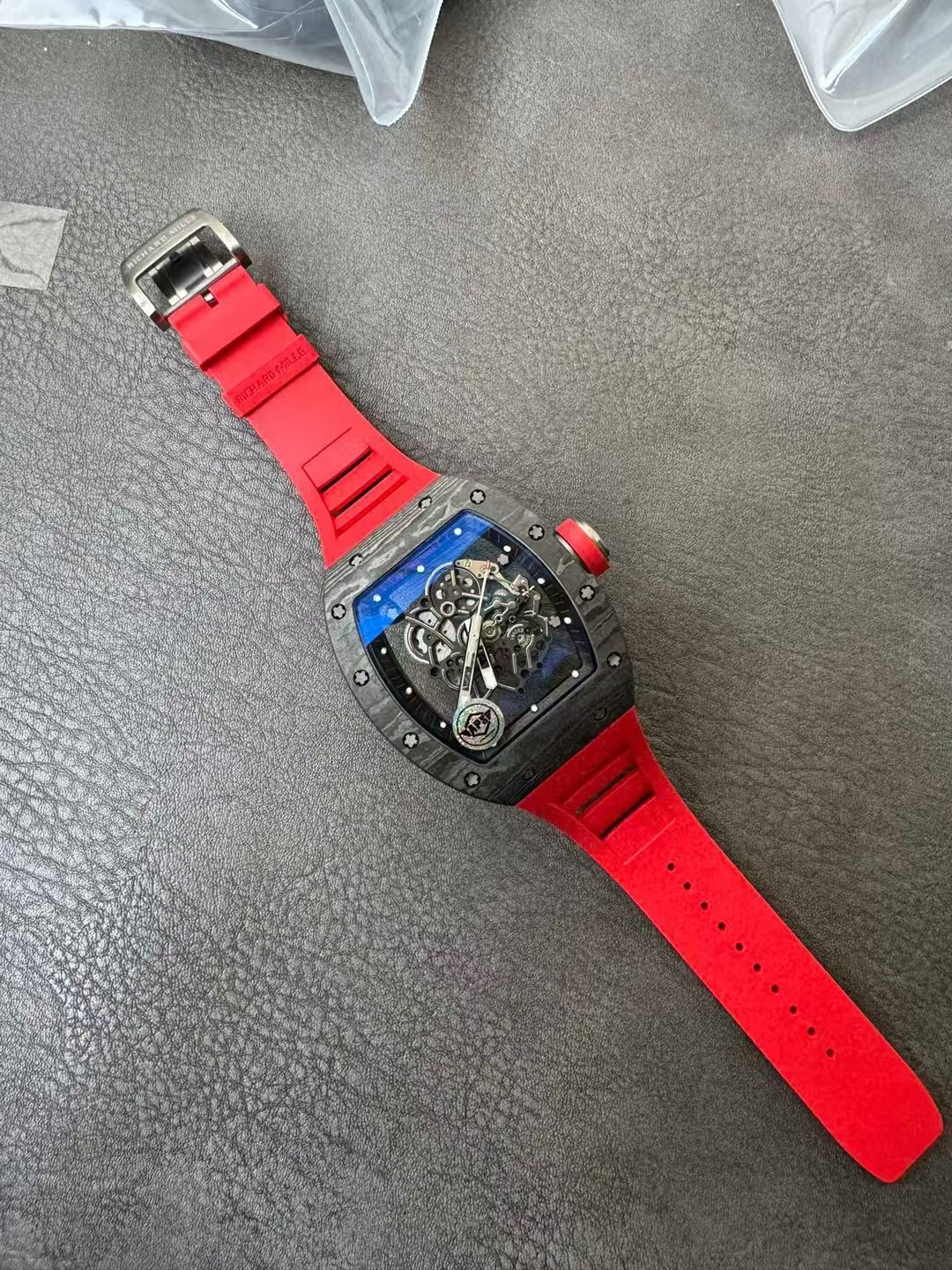 Richard Mille Apsnew Stylerm055 Titanium Movementrmul2, Movement,watch Case,watch Strap 1 Movement: Rmul2, 2 Watch Case: Ntptwatch 3 Mold Opening 4 5 6 Clasp:watch Clasp Aps