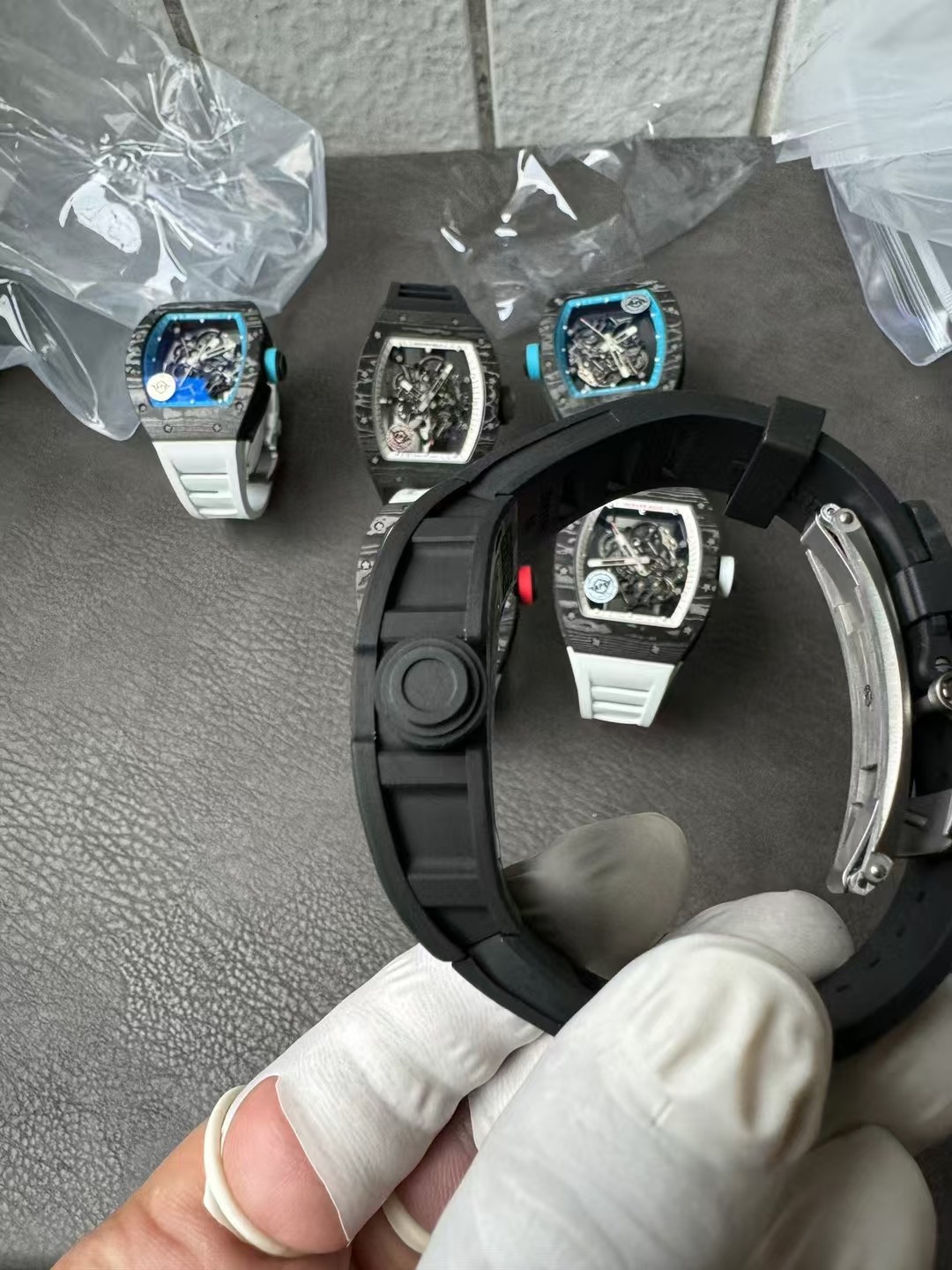 Richard Mille Apsnew Stylerm055 Titanium Movementrmul2, Movement,watch Case,watch Strap 1 Movement: Rmul2, 2 Watch Case: Ntptwatch 3 Mold Opening 4 5 6 Clasp:watch Clasp Aps