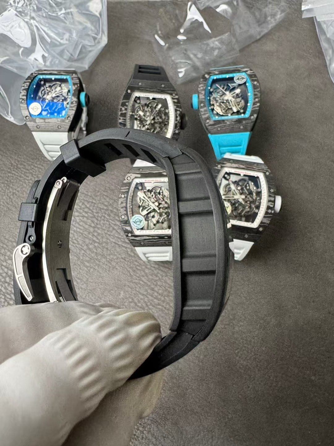 Richard Mille Apsnew Stylerm055 Titanium Movementrmul2, Movement,watch Case,watch Strap 1 Movement: Rmul2, 2 Watch Case: Ntptwatch 3 Mold Opening 4 5 6 Clasp:watch Clasp Aps