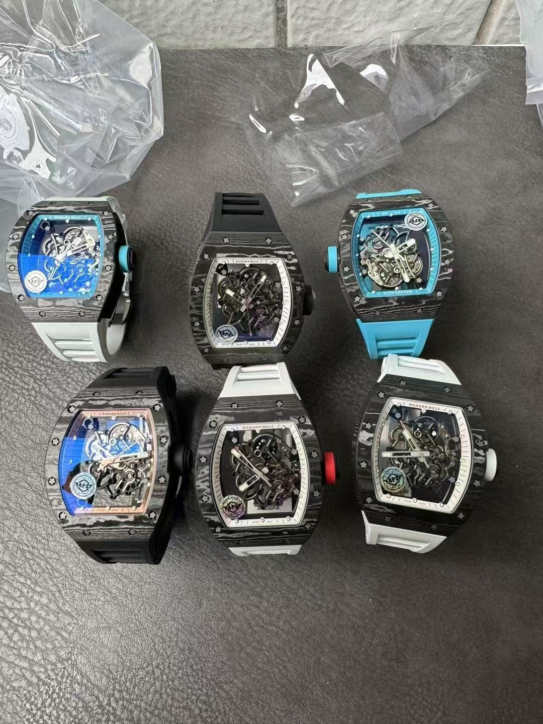 Richard Mille Aps 2024 Rm055 Titanium Mold Opening Movementrmul2, Movement,watch Case,watch Strap 1 Movement: Rmul2, 2 Watch Case: Ntptwatch 3 4 5 6 Clasp:watch Clasp