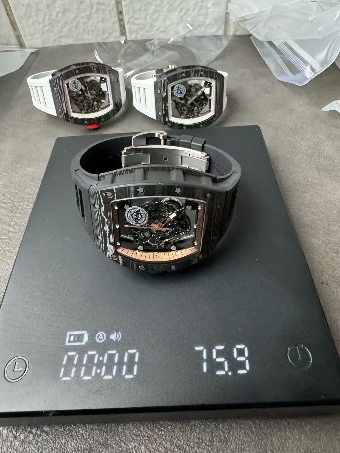 Richard Mille Aps 2024 Rm055 Titanium Mold Opening Movementrmul2, Movement,watch Case,watch Strap 1 Movement: Rmul2, 2 Watch Case: Ntptwatch 3 4 5 6 Clasp:watch Clasp