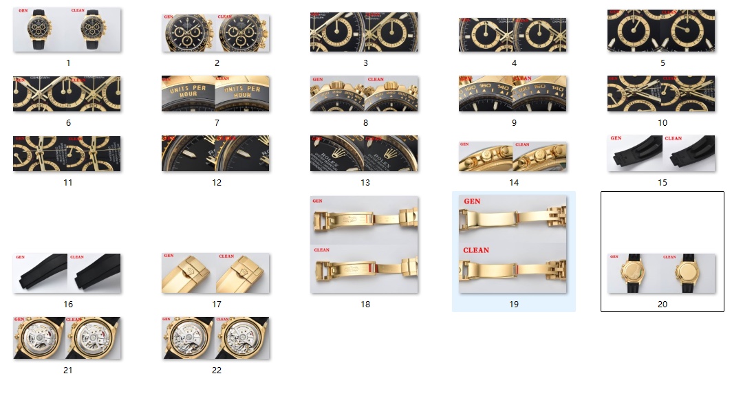 Rolex Clean 126518new Style4131 movement 4131 Watch Dial .116518 126518 6 New Style4131original, 2 Hands 126519 /126500 C Style,c Original