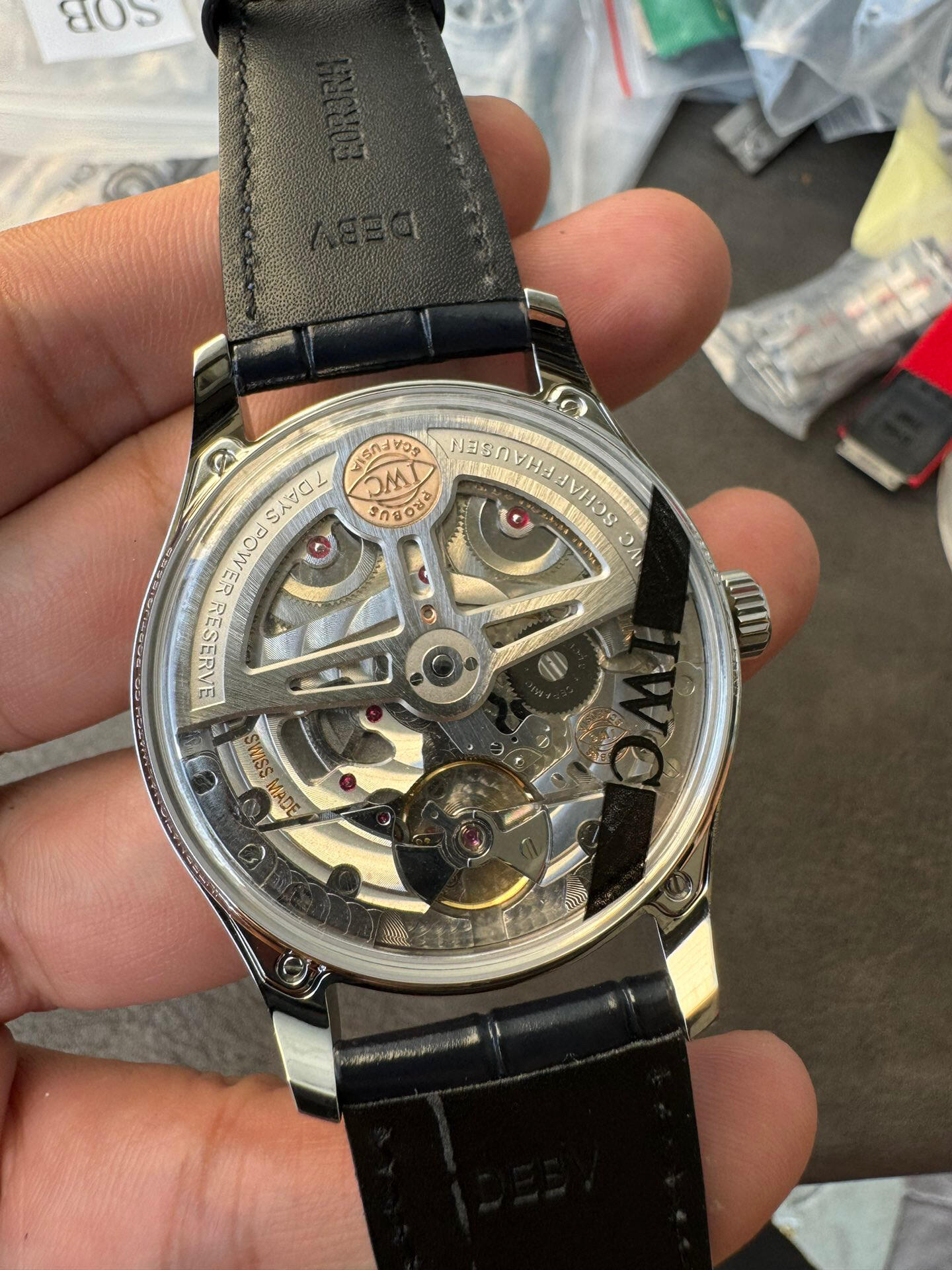 Iwc Aps 2024 Case Diameter Watch Hands Dna. 1 4 Thickness 13 2 3 Dial: ,new Style 9 Markers