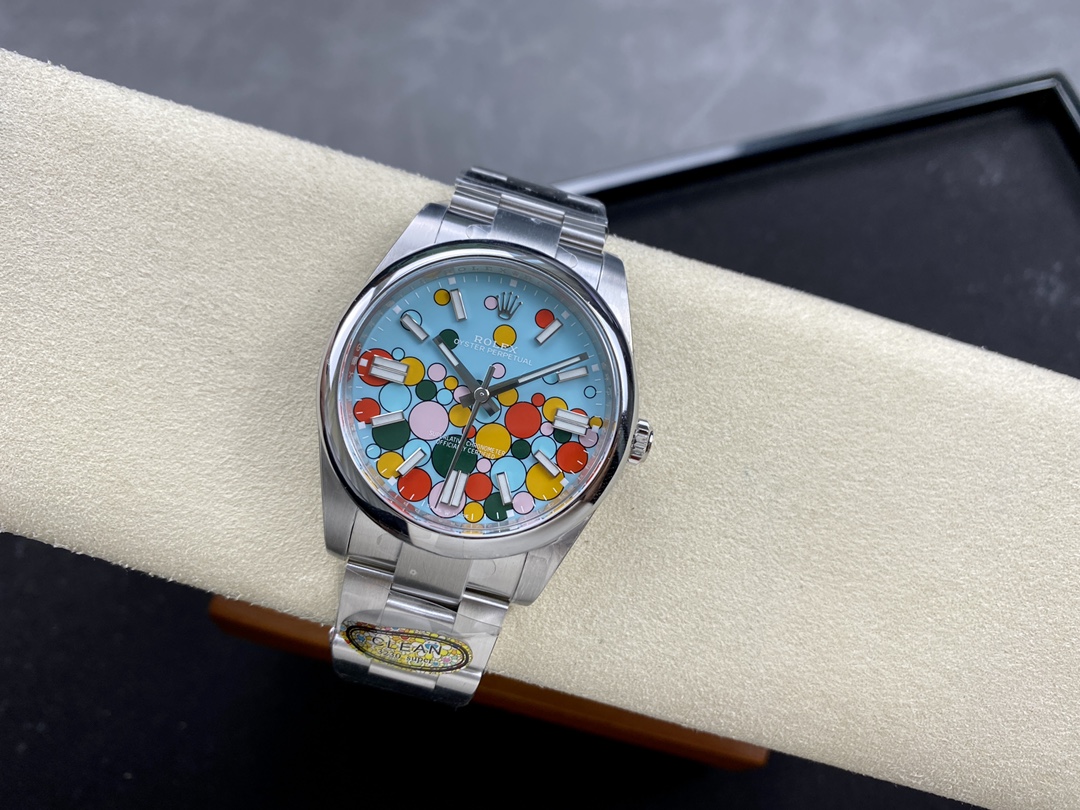 Rolex Clean C 41 124300 3230 movement mm Mold Opening 20w 5w 20w .watch Clasp Logo .cnc Luminous Sl Blueluminous 20w Dial