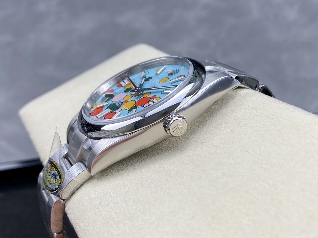 Rolex Clean C 41 124300 3230 movement mm Mold Opening 20w 5w 20w .watch Clasp Logo .cnc Luminous Sl Blueluminous 20w Dial