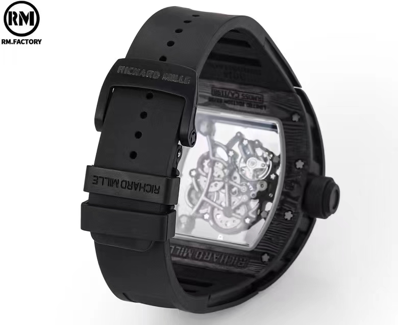 Richard Mille R M Limited Edition Millerm055 ,watch Case Ntpt 5 Titanium 70 Caliber Rmul2manual Windingmovement, Pvd Titalyt