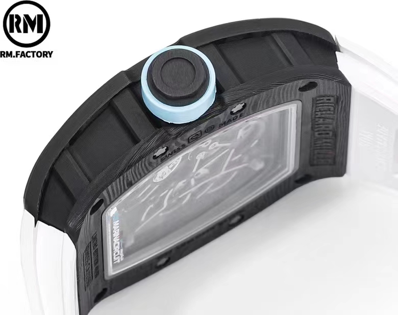 Richard Mille R M Limited Edition Millerm055 ,watch Case Ntpt 5 Titanium 70 Caliber Rmul2manual Windingmovement, Pvd Titalyt