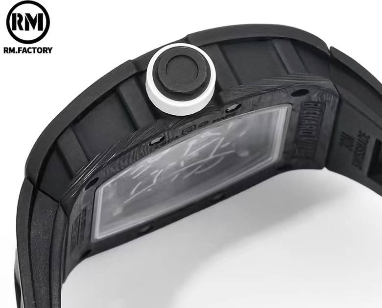 Richard Mille R M Limited Edition Millerm055 ,watch Case Ntpt 5 Titanium 70 Caliber Rmul2manual Windingmovement, Pvd Titalyt