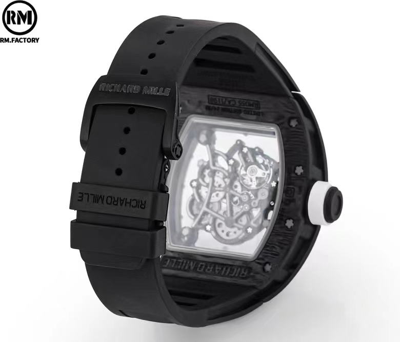 Richard Mille R M Limited Edition Millerm055 ,watch Case Ntpt 5 Titanium 70 Caliber Rmul2manual Windingmovement, Pvd Titalyt