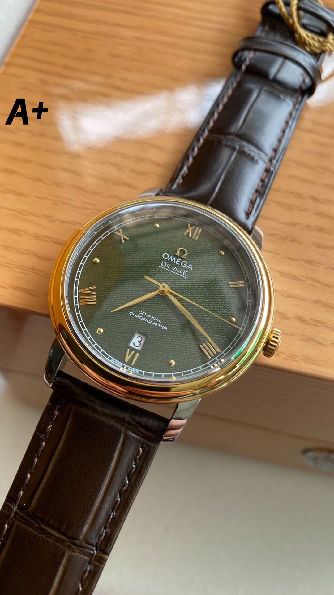 Omega New Style6 5 mm A Factory V2 Watch Strap Steel 2500 Movement Dial Markers