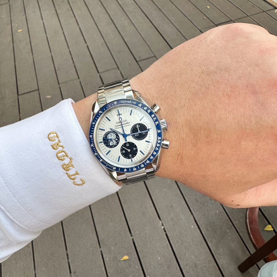 Omega Steel Strap 666666 N1factoryomega 001 50 V4 watch Case Ceramic movement 3861manual Winding Mold Opening 1 N1