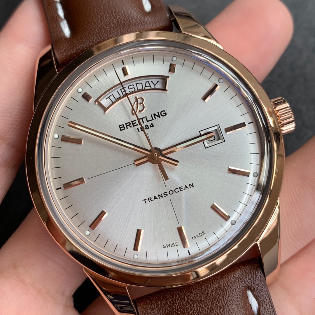 Breitling V7 Breitlingtransocean Day Datebreitlingnew Style- Mold Opening Gram 1,size4312.8 ,316l Cnc ,watch Clasp Logo Original V7 Movement Cal45 V7 Waterproof Qc Luminousoriginal Luminous 4w .v7 Maker